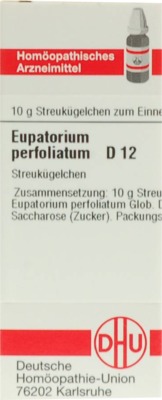 EUPATORIUM PERFOLIATUM D 12 Globuli 10 g Globuli
