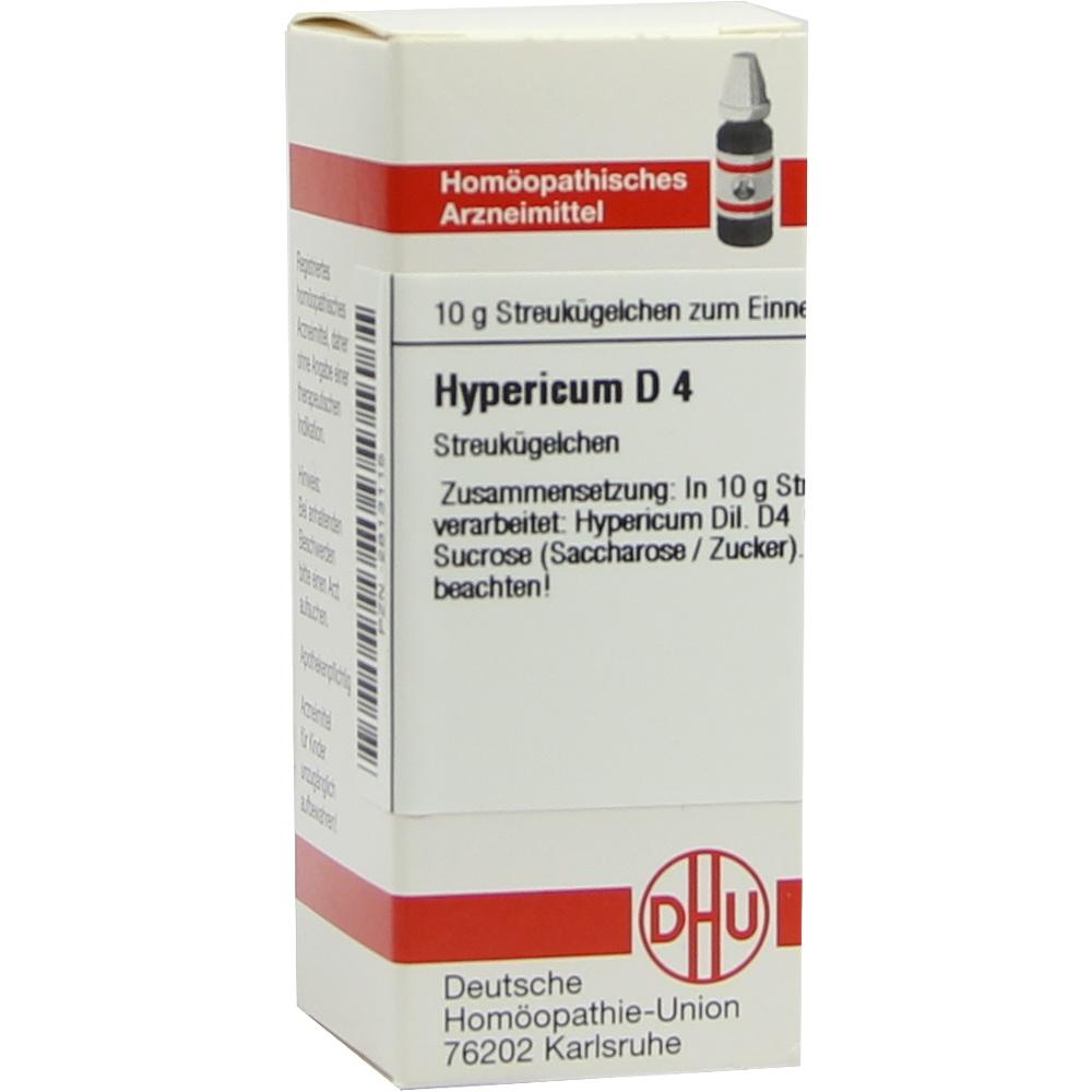 HYPERICUM D 4 Globuli 10 g Globuli