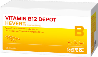 VITAMIN B12 DEPOT HEVERT 100 St Ampullen