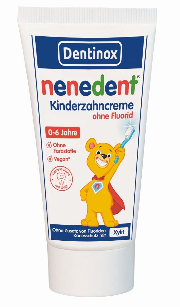 NENEDENT Kinderzahncreme ohne Fluorid 50 ml Zahncreme