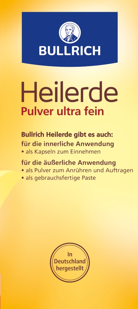 BULLRICHS Heilerde Pulv.z.Einnehmen u.Auftragen 500 g Pulver