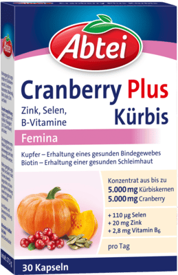 Abtei Kürbis Plus Cranberry 30 St Kapseln
