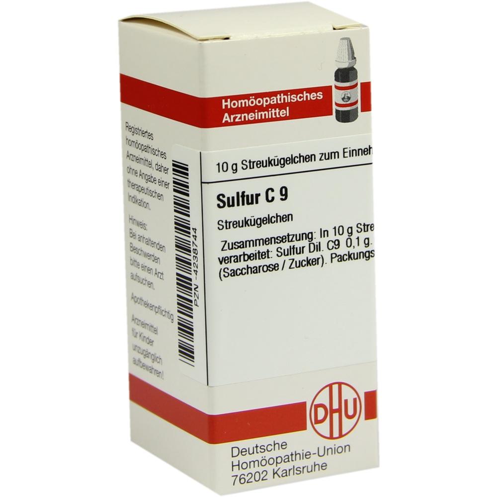 SULFUR C 9 Globuli 10 g Globuli