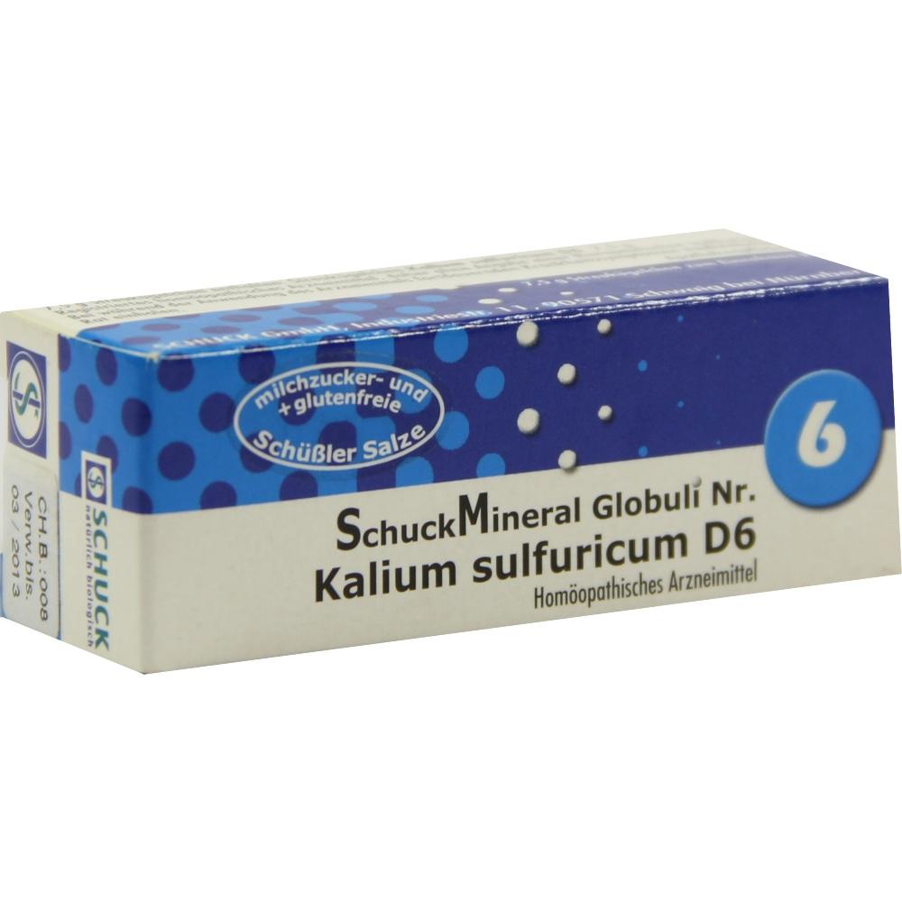 SCHUCKMINERAL Globuli 6 Kalium sulfuricum D6 7.5 g Globuli