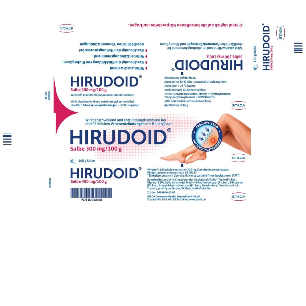 Hirudoid 300mg/100g 100 g Salbe