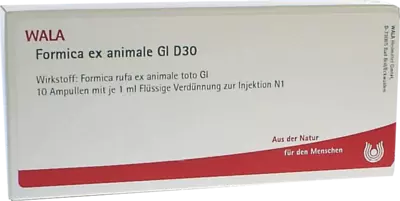 Formica ex animale Gl D30 Ampullen 10X1 ml Ampullen