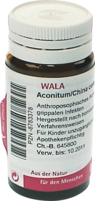 WALA Aconitum/China comp. Globuli 20 g Globuli