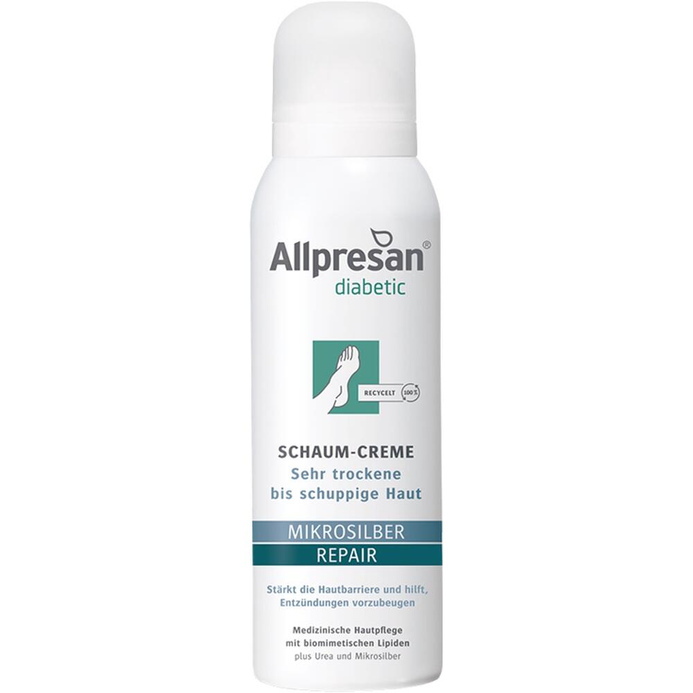 Allpresan diabetic MIKROSILBER REPAIR Schaum-Creme 125 ml Schaum