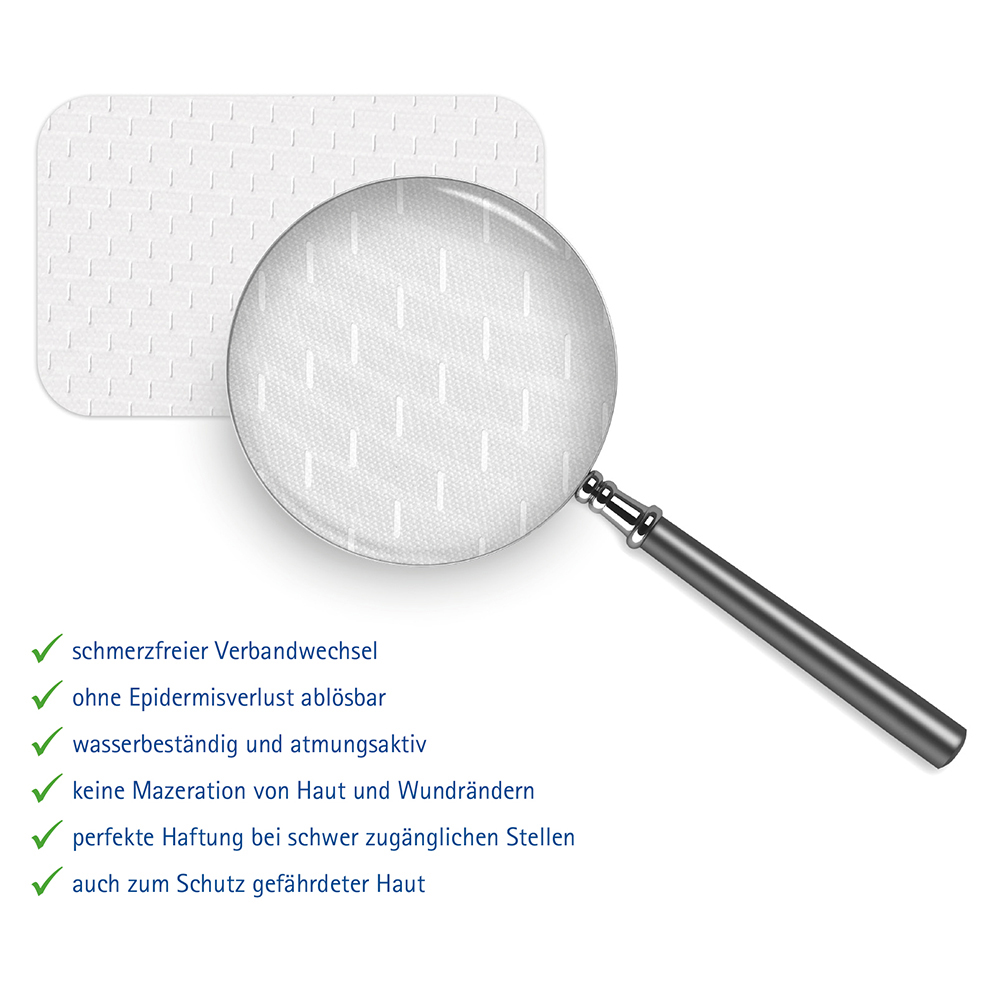 SPYCRA Protect Silikonverband 7,5 x 10 cm 10 St Verband
