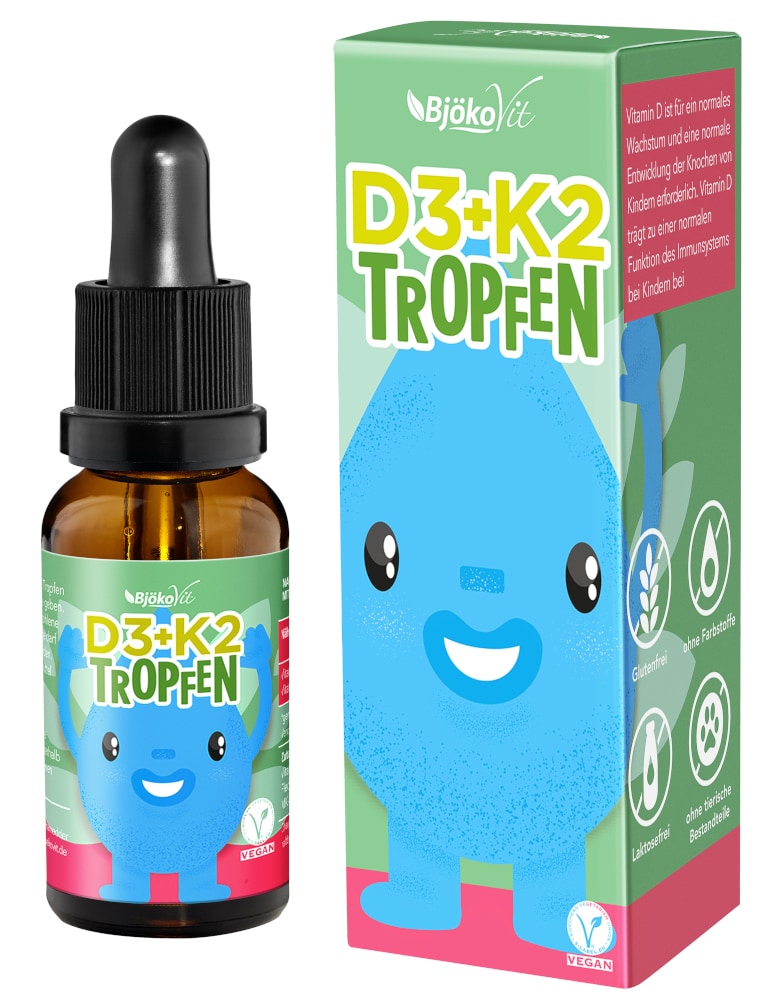 VITAMIN D3+K2 TROPFEN für Kinder 10 ml Tropfen