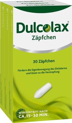 Dulcolax Zäpfchen - Abführmittel bei Verstopfung  30 St Suppositorien
