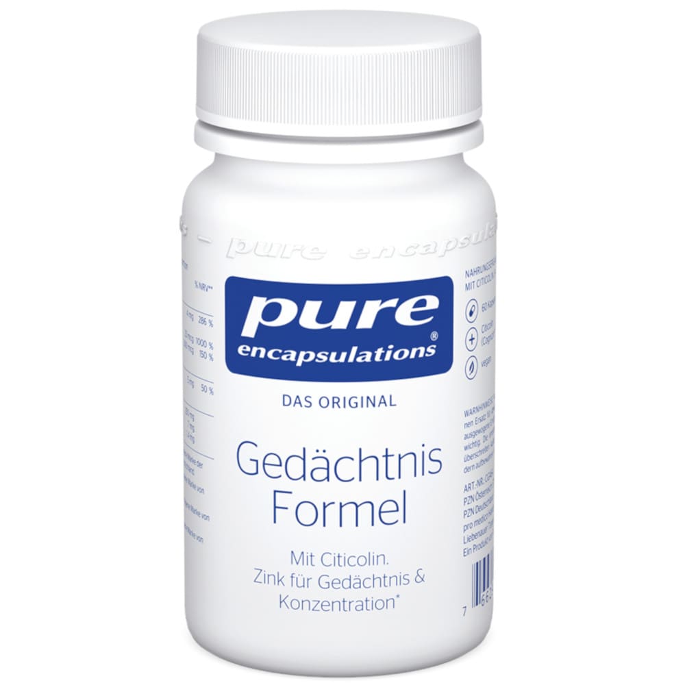 Pure Encapsulations Gedächtnis Formel Kapseln