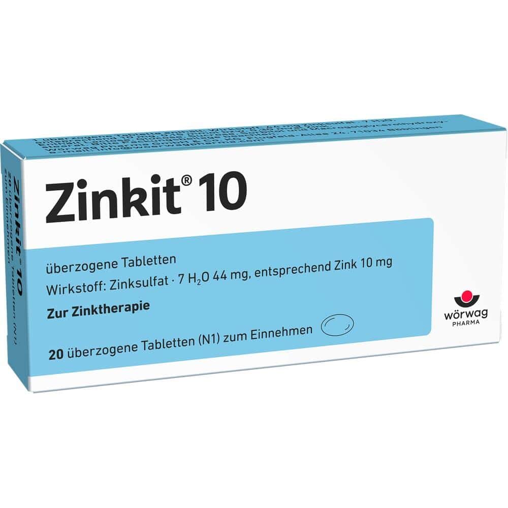 Zinkit 10 20 St Überzogene Tabletten
