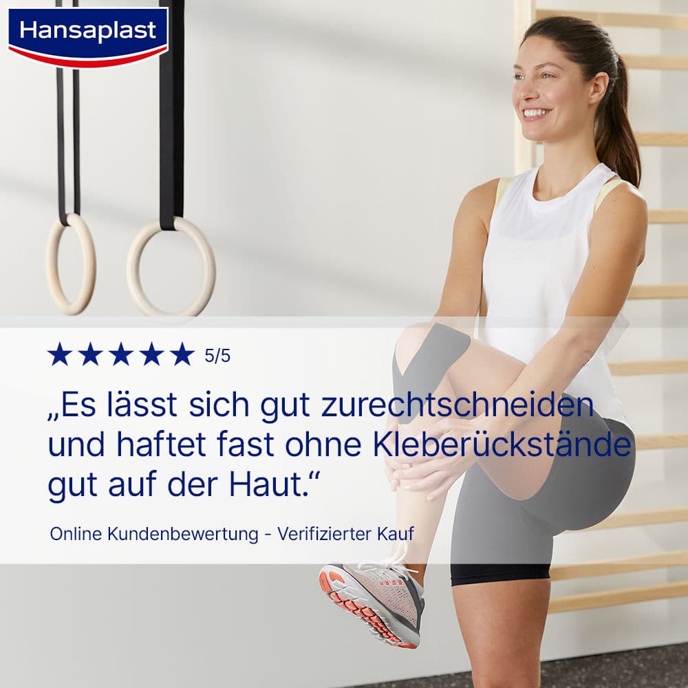 Hansaplast KINESIOLOGIE TAPE Schwarz  1 St Bandage