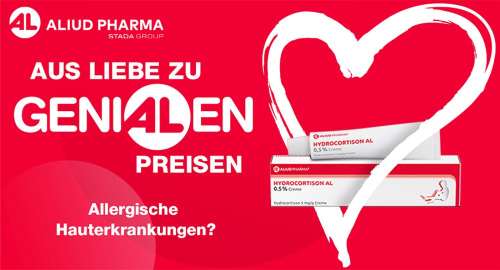 Hydrocortison AL 0,5 % Creme bei allergischen Erkrankungen der Haut