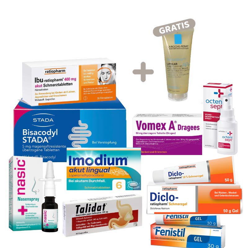 Rundum Sorglos Reiseapotheke 1 St Sparset
