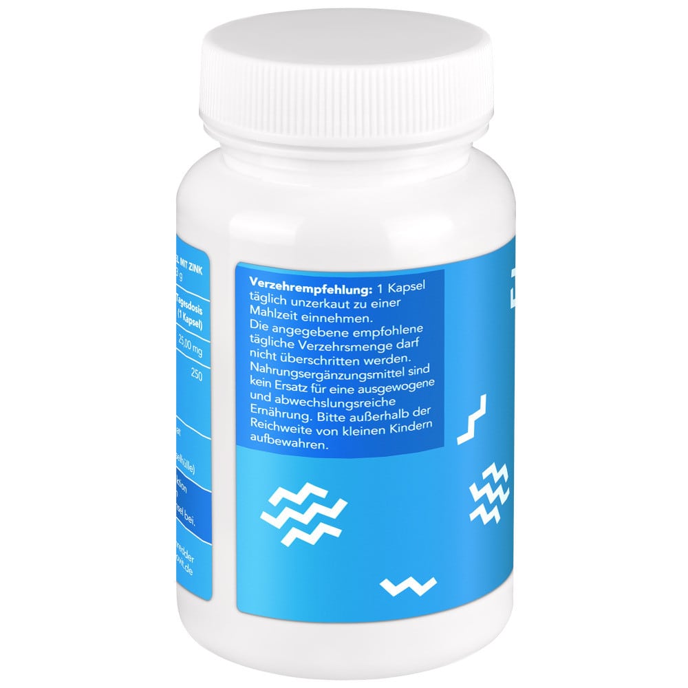 ZINK BISGLYCINAT 25MG VEGA 90 St Kapseln