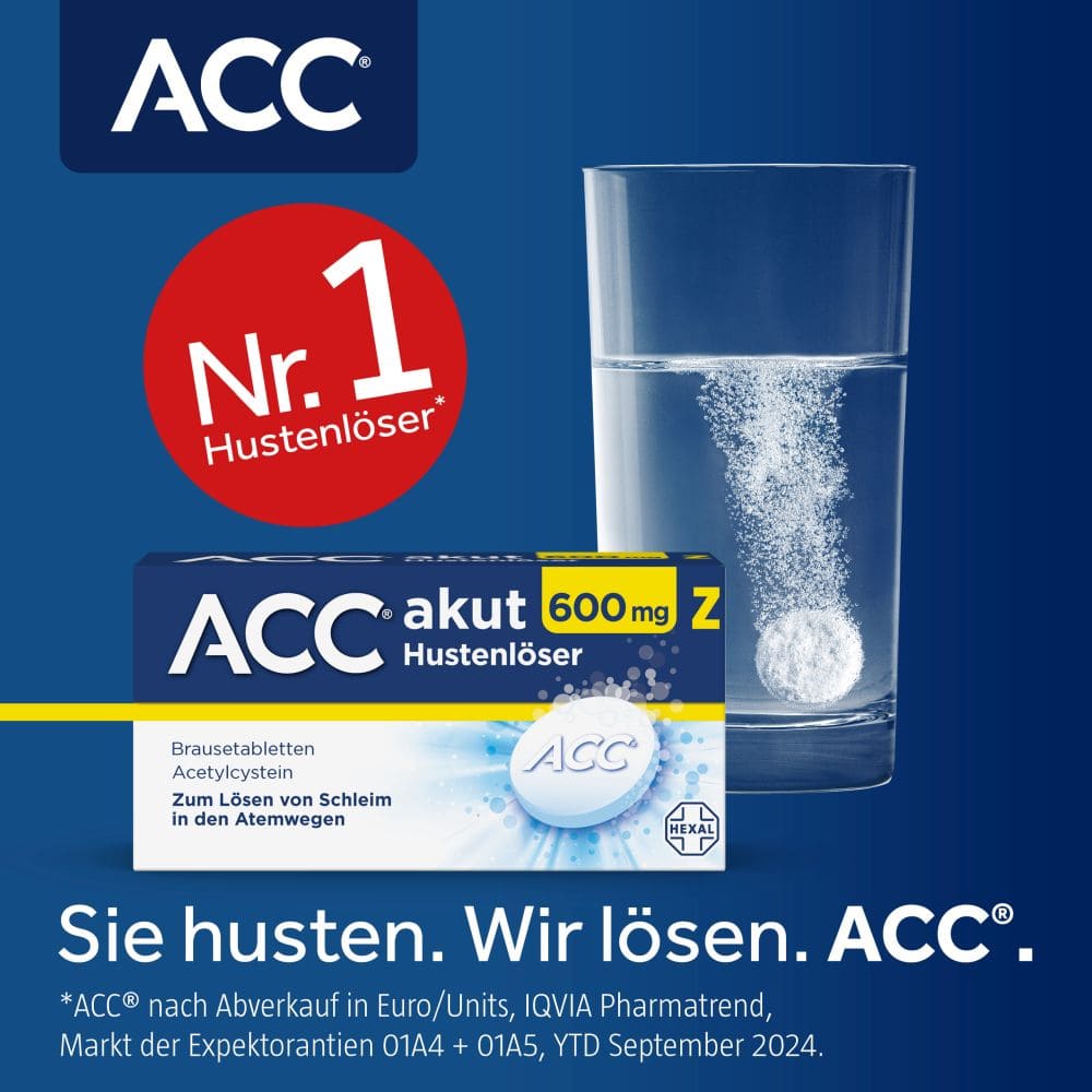 ACC akut 600mg Z Hustenlöser 20 St Brausetabletten