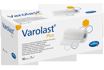 VAROLAST Plus Zinkleimbinde 10 cmx7 m 1 St Binden