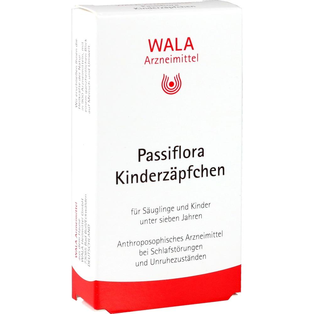 WALA Passiflora Kinderzäpfchen 10X1 g Kinder-Suppositorien