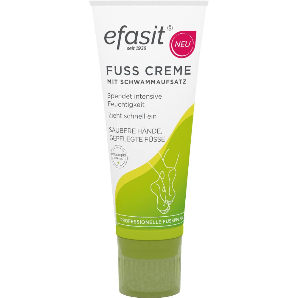 efasit FUSS CREME MIT SCHWAMMAUFSATZ 75 ml Creme