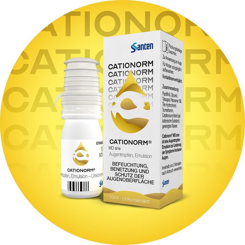 CATIONORM Augentropfen 10ml Doppelpack 2X10 ml Augentropfen