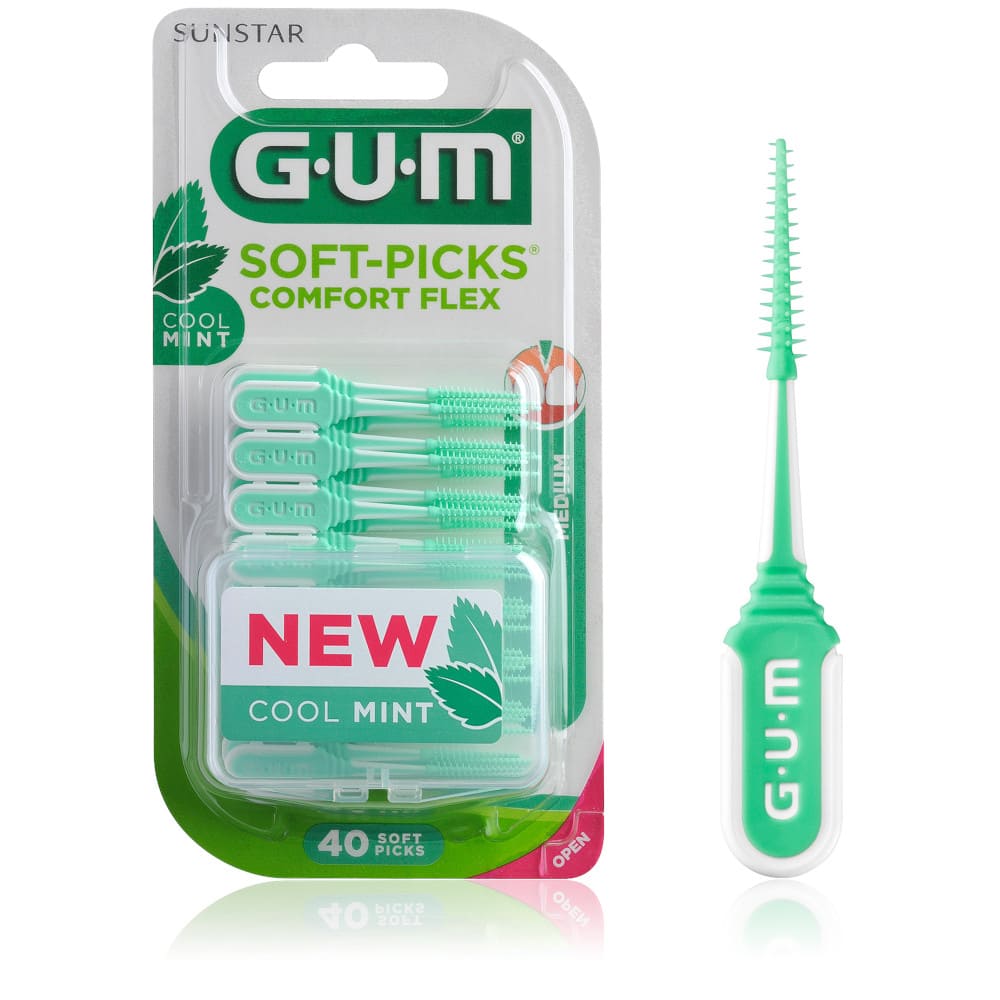 GUM SOFT-PICKS COMFORT FLEX COOL MINT 40 St Zahnbürste