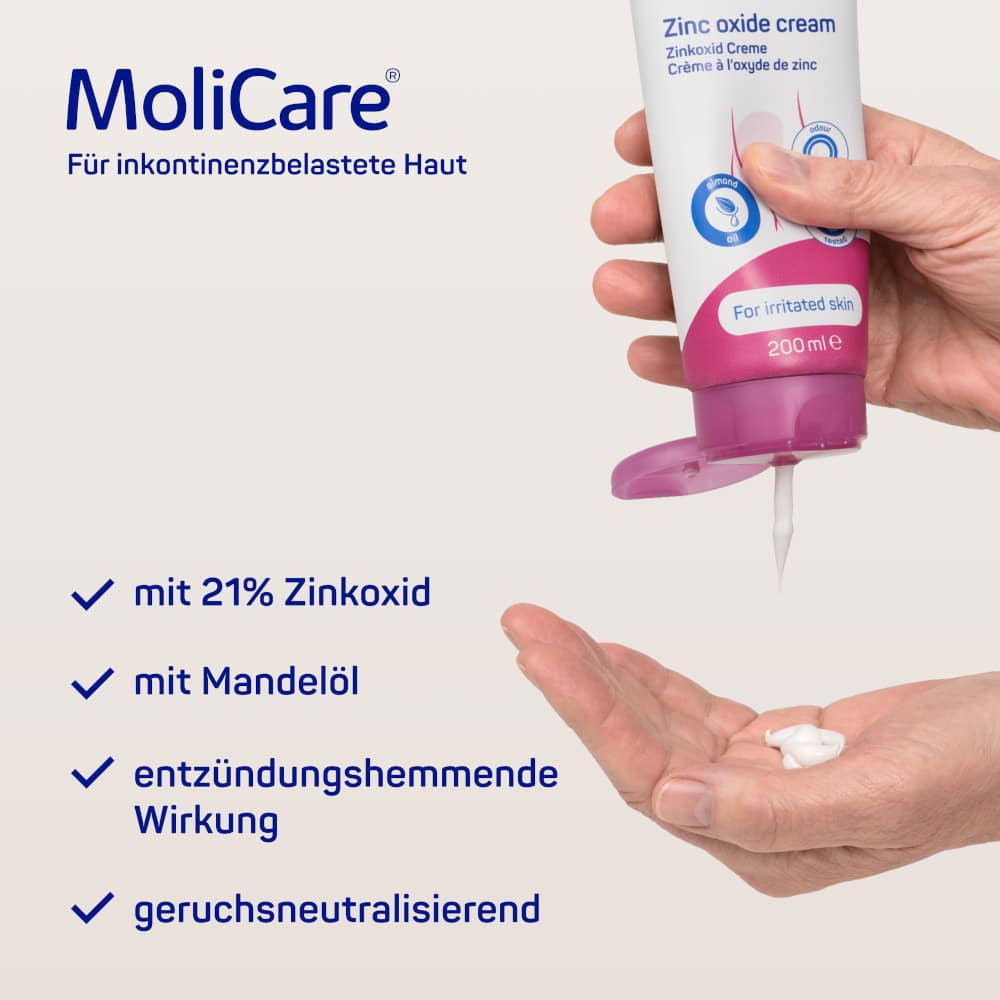 MOLICARE SKIN Zinkoxidcreme 200 ml Creme
