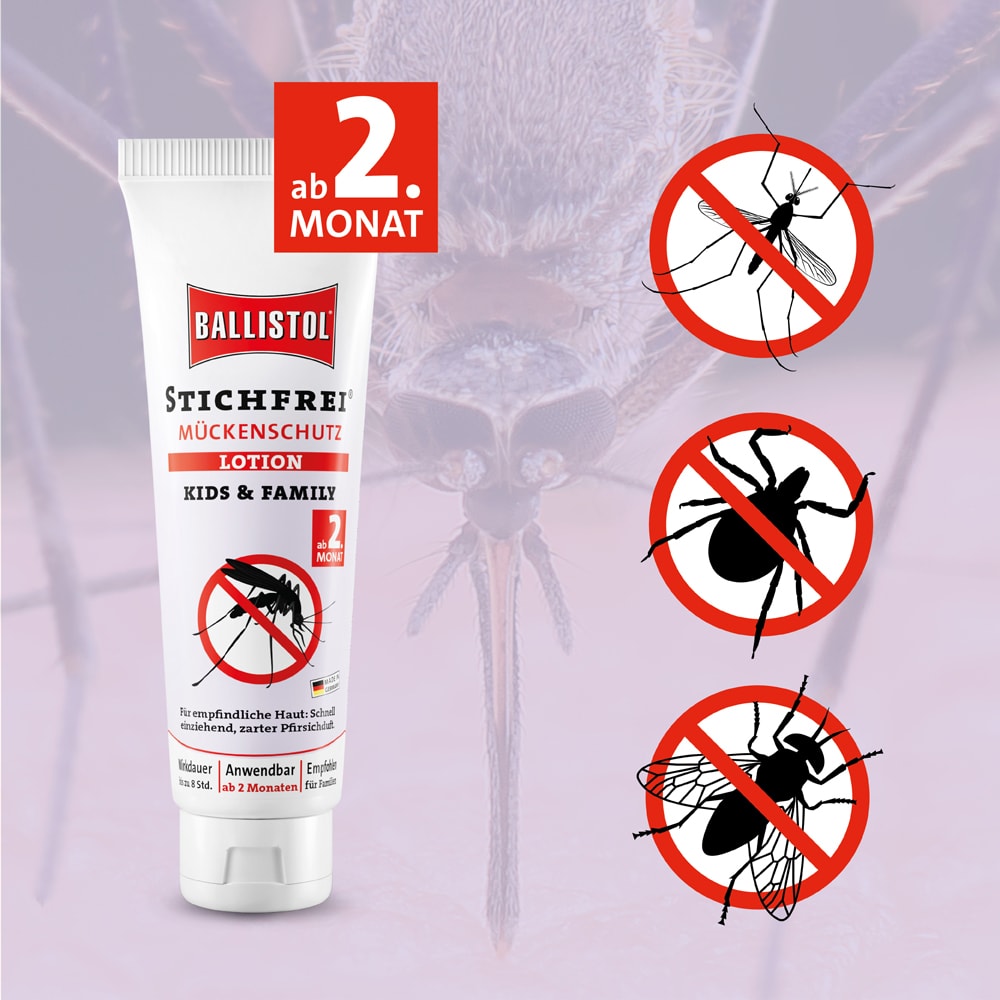 Ballistol STICHFREI MÜCKENSCHUTZ KIDS Lotion 125 ml Creme