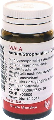 Aurum/Strophanthus 20 g Globuli