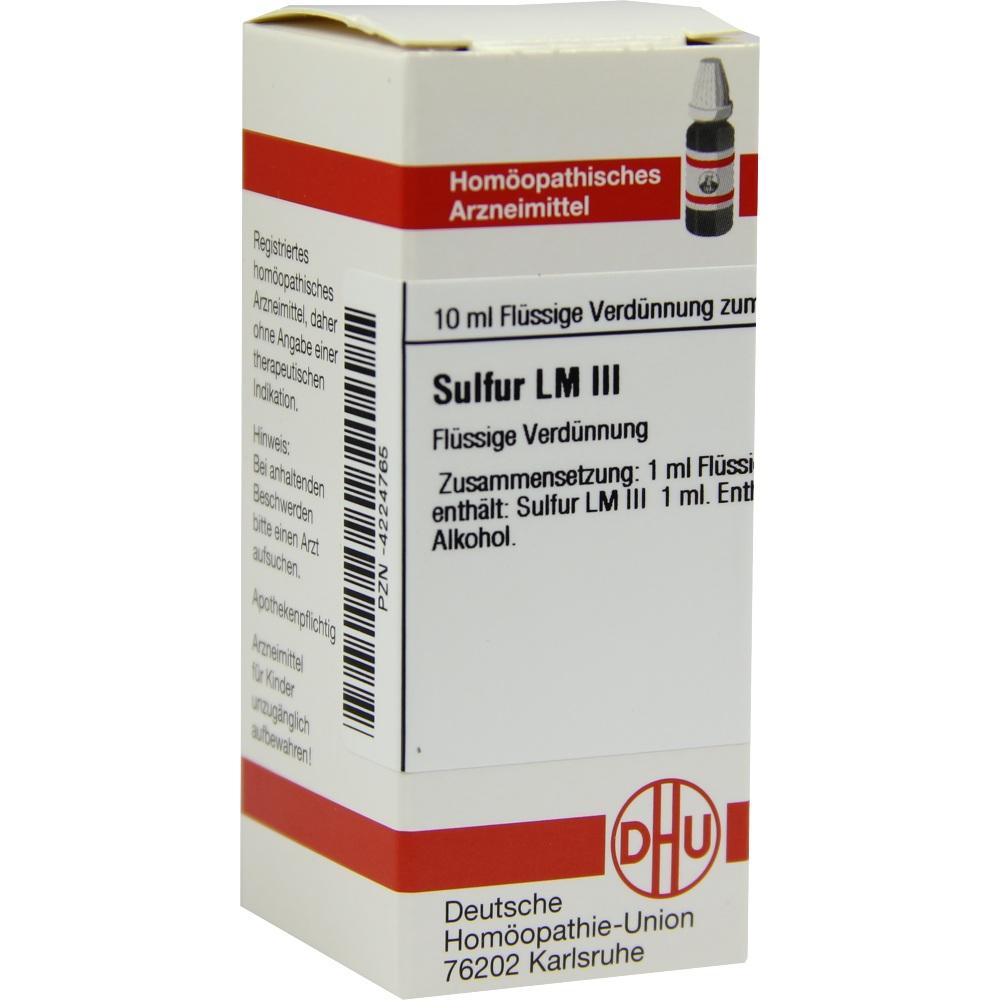 LM SULFUR III Dilution 10 ml Dilution