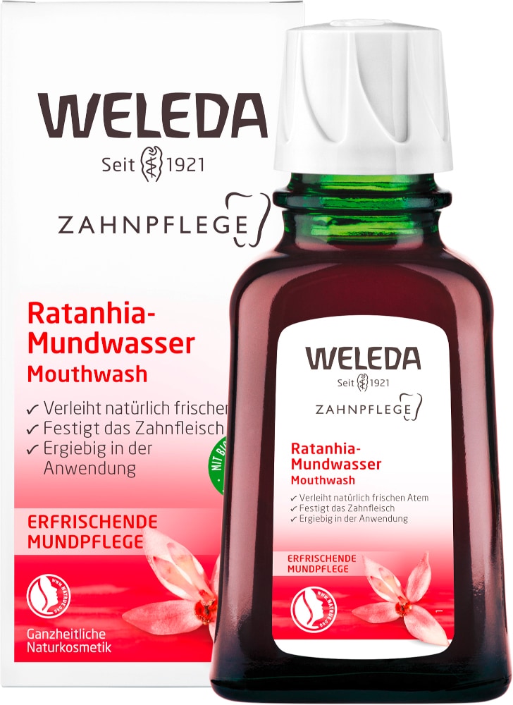 WELEDA Ratanhia Mundwasser 50 ml Mundwasser
