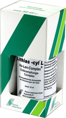 LITHIAS cyl L Ho-Len-Complex Entkrampfungskomplex 50 ml Tropfen