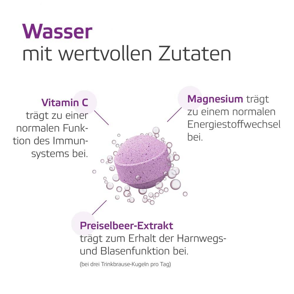 FEMAVIVA Trinkbrause-Kugeln 8 St Brausetabletten
