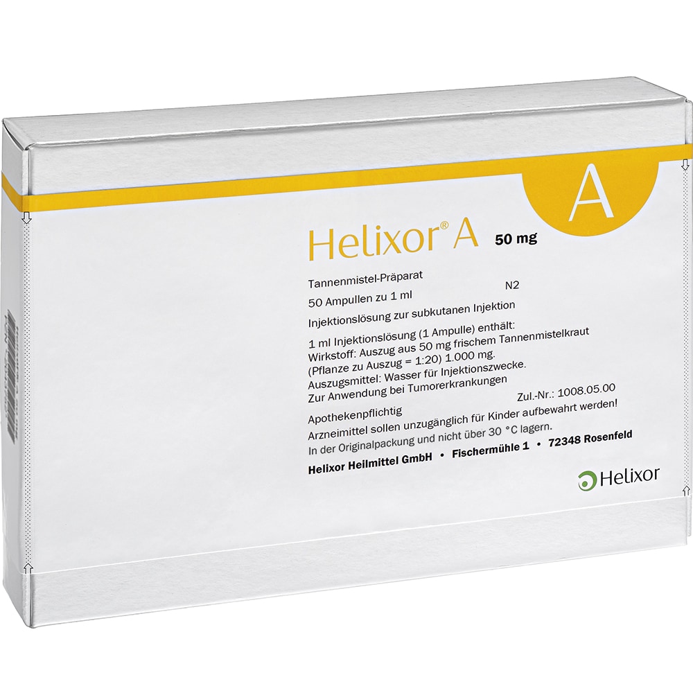 HELIXOR A Ampullen 50 mg 50 St Ampullen