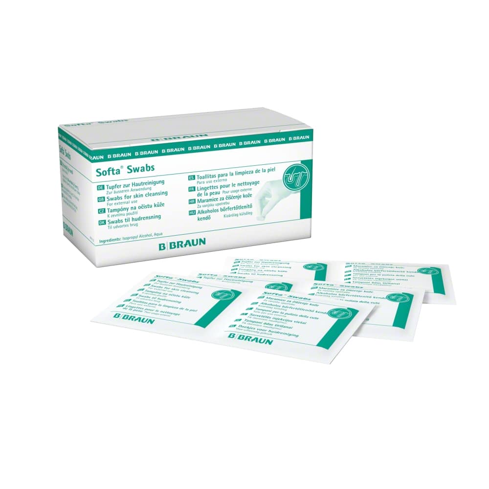 Softa Swabs Alkoholtupfer 100 St Tupfer