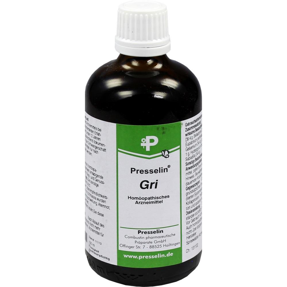PRESSELIN Gri Grippe Tropfen 100 ml Tropfen
