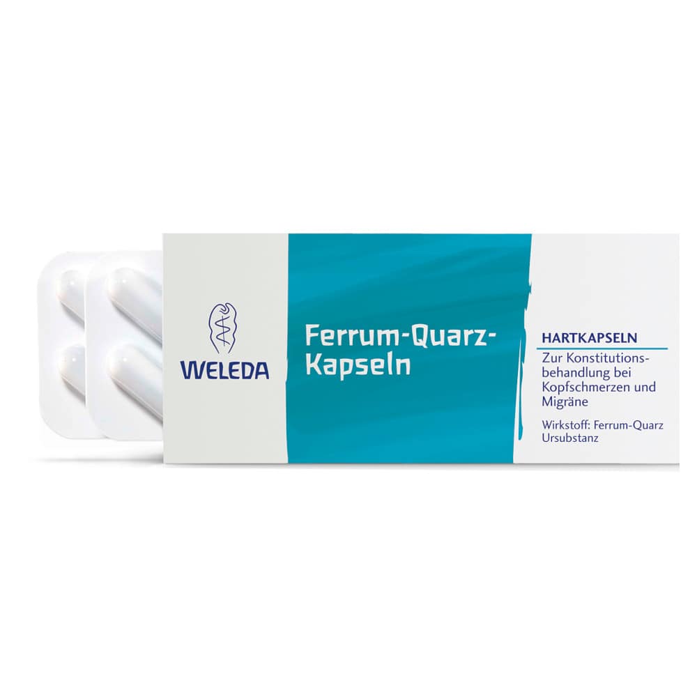 WELEDA Ferrum-Quarz-Kapseln 20 St Hartkapseln