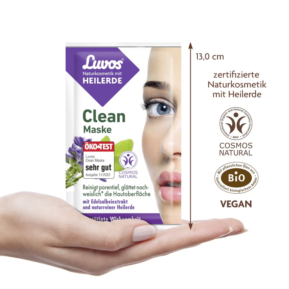 Luvos HEILERDE Clean Maske 2X7.5 ml Gesichtsmaske