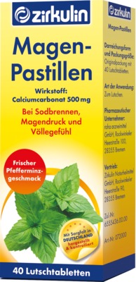 Zirkulin Magen-Pastillen 40 St Lutschtabletten