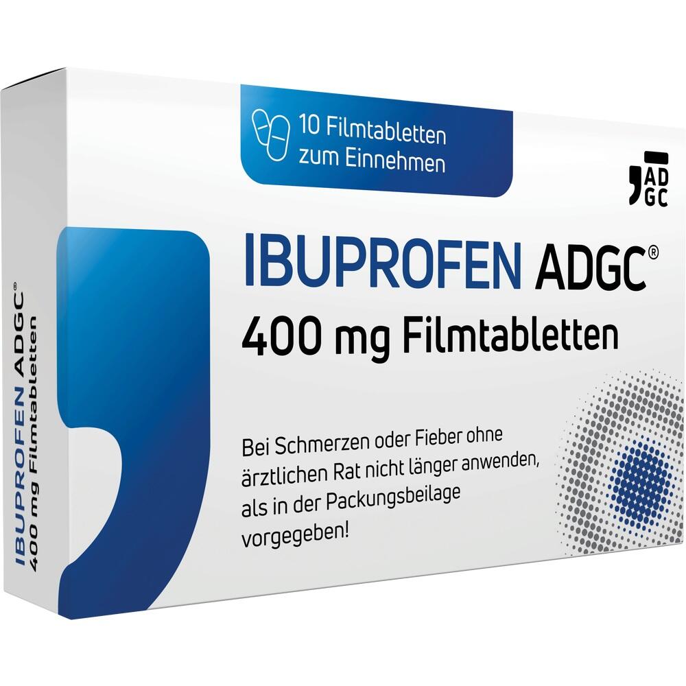 IBUPROFEN ADGC 400 mg Filmtabletten 10 St Filmtabletten