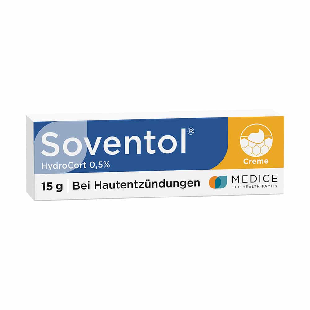 Soventol HydroCort 0,5% bei akuten Hautentzündungen 15 g Creme