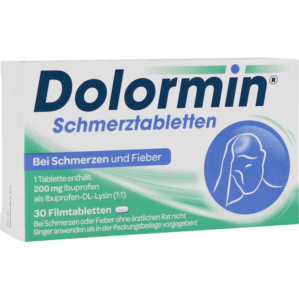 Dolormin Schmerztabletten mit Ibuprofen bei Kopfschmerzen