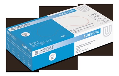 HANDSCHUHE Einmal Nitril S blau 100 St Handschuhe