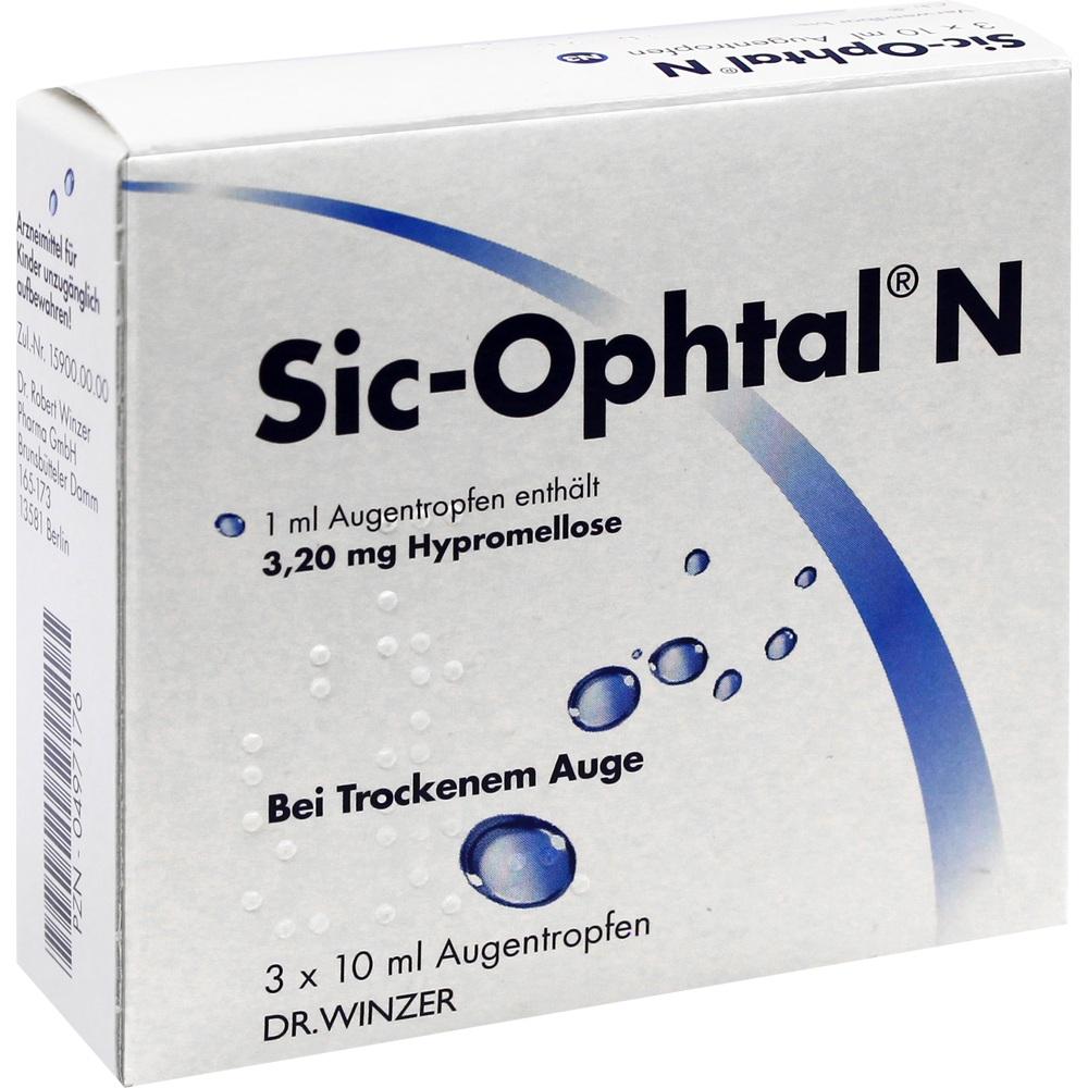 Sic-Ophtal N 3X10 ml Augentropfen