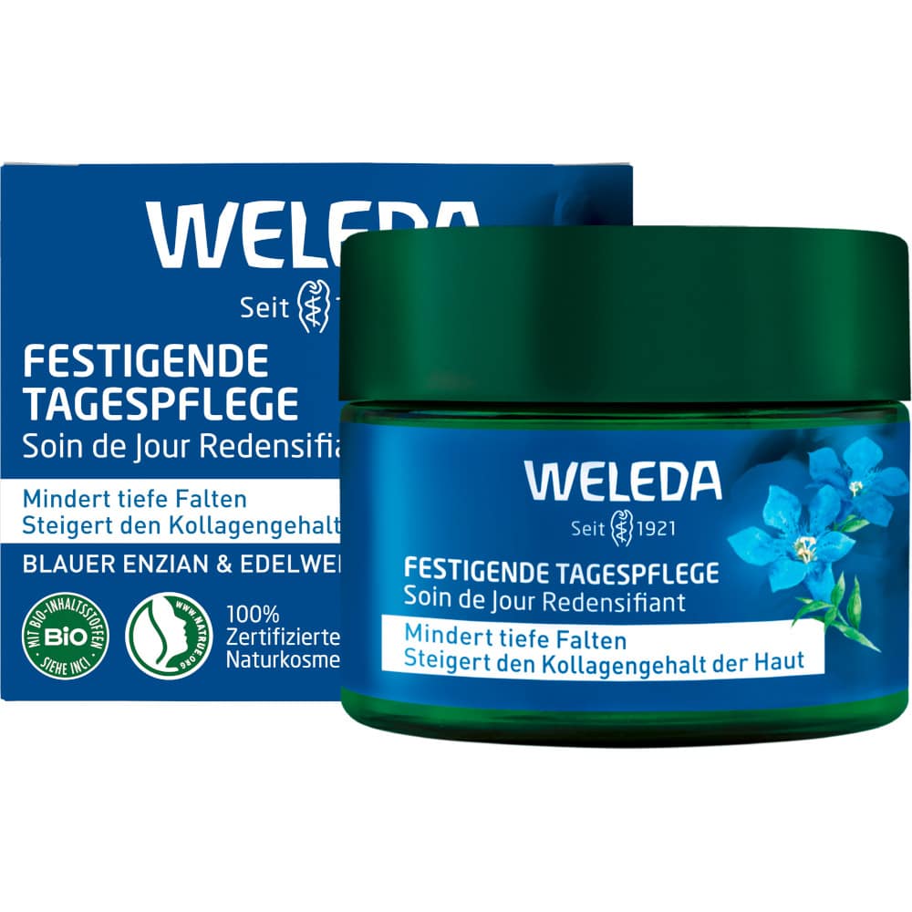 WELEDA Festigende Tagespflege Blauer Enzian & Edelweiss 40 ml Tagescreme