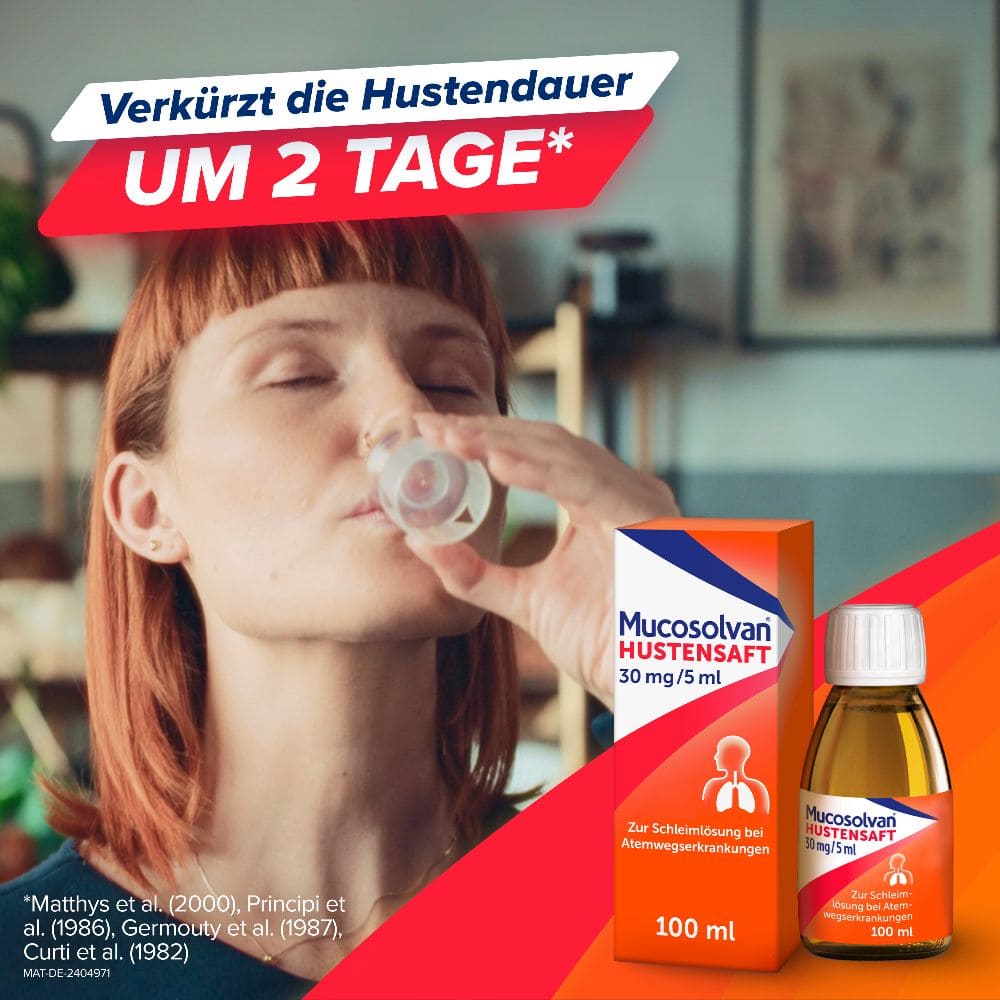 Mucosolvan HUSTENSAFT 30 mg/5 ml 250 ml Lösung zum Einnehmen