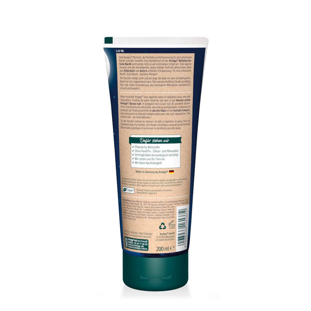 Kneipp Wirkdusche Gute NACHT 200 ml Duschgel