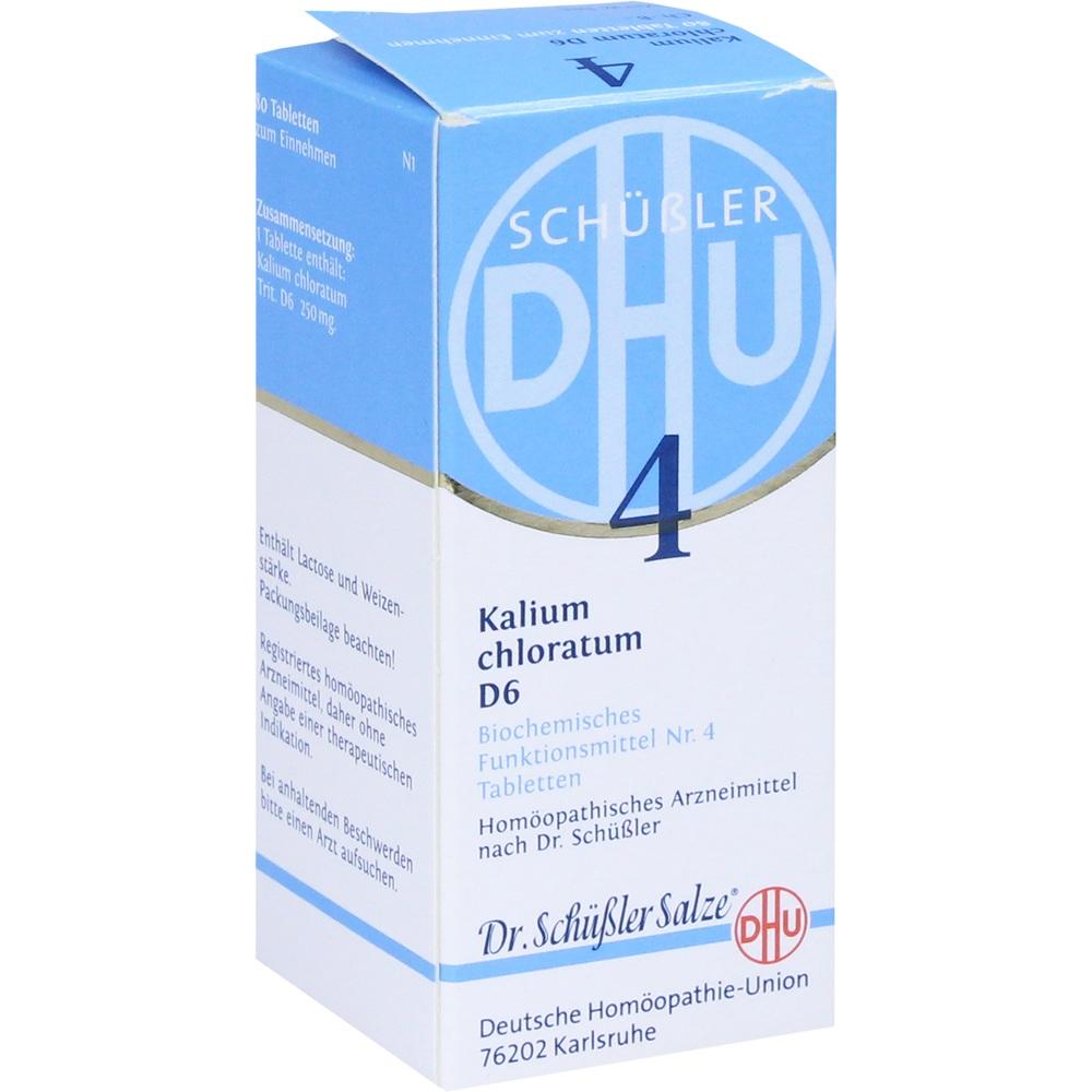 DHU Schüßler-Salz Nr. 4 Kalium chloratum D6  80 St Tabletten