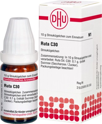 RUTA C 30 Globuli 10 g Globuli